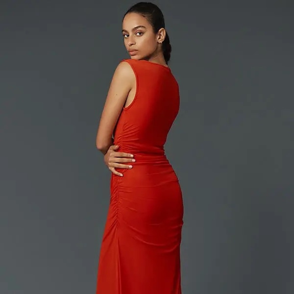 Gestuz Mesh Maxi Dress Anthropologie